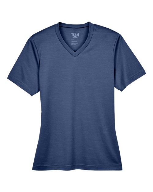 Women's Sonic Heather Performance T-Shirt - Sport Dark Navy Heather Front