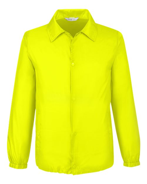 Unisex Zone Protect Coaches Jacket - Safety Yellow Front