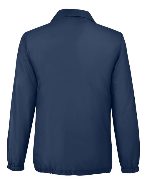 Unisex Zone Protect Coaches Jacket - Sport Dark Navy Back