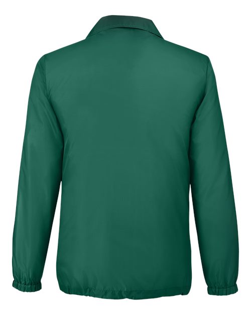 Unisex Zone Protect Coaches Jacket - Sport Forest Back