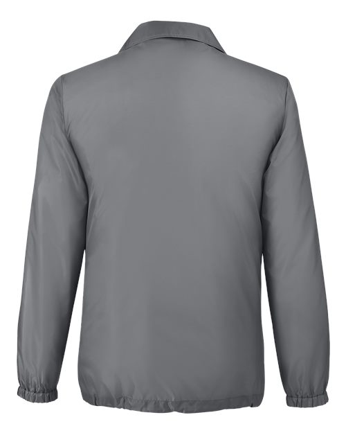 Unisex Zone Protect Coaches Jacket - Sport Graphite Back