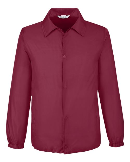 Unisex Zone Protect Coaches Jacket - Sport Maroon Front