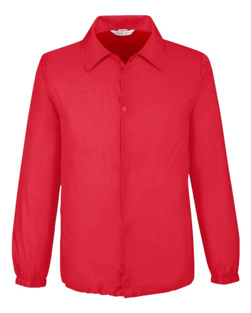 Unisex Zone Protect Coaches Jacket - Sport Red Front