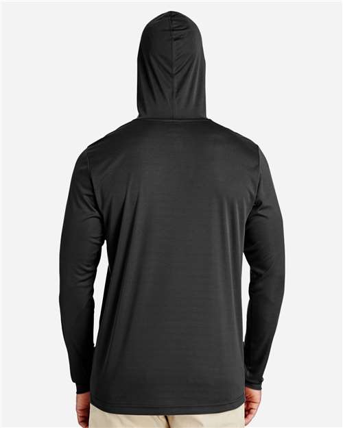 Men's Zone Performance Hooded T-Shirt - Black Back