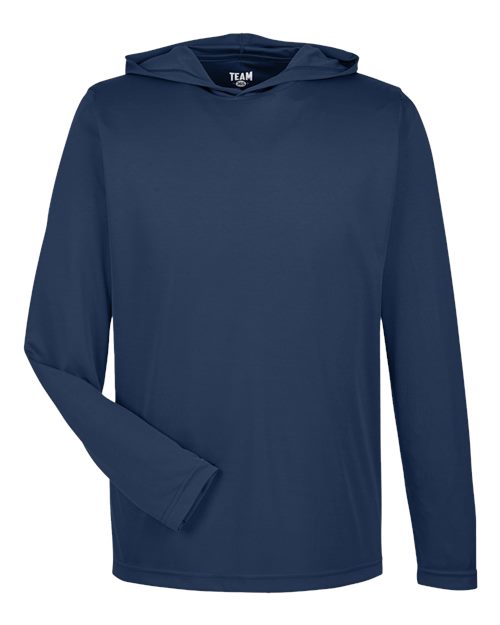 Men's Zone Performance Hooded T-Shirt - Sport Dark Navy Front