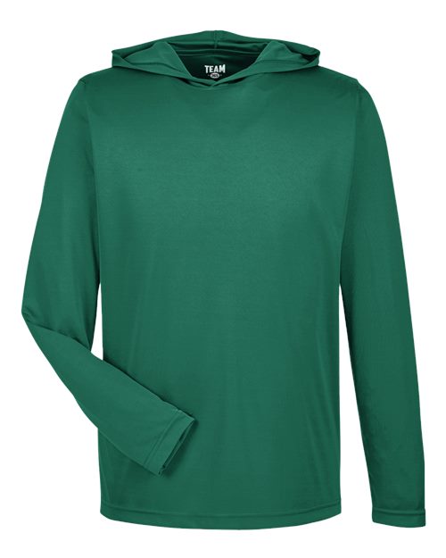 Men's Zone Performance Hooded T-Shirt - Sport Forest Front