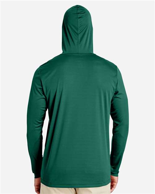 Men's Zone Performance Hooded T-Shirt - Sport Forest Back