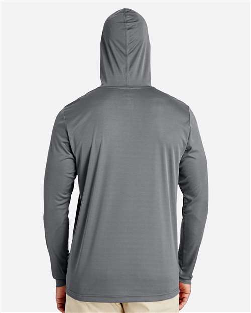 Men's Zone Performance Hooded T-Shirt - Sport Graphite Back
