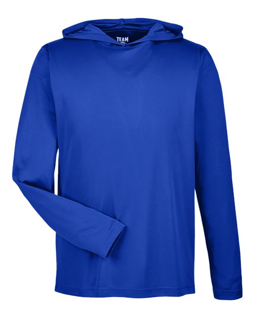 Men's Zone Performance Hooded T-Shirt - Sport Royal Front