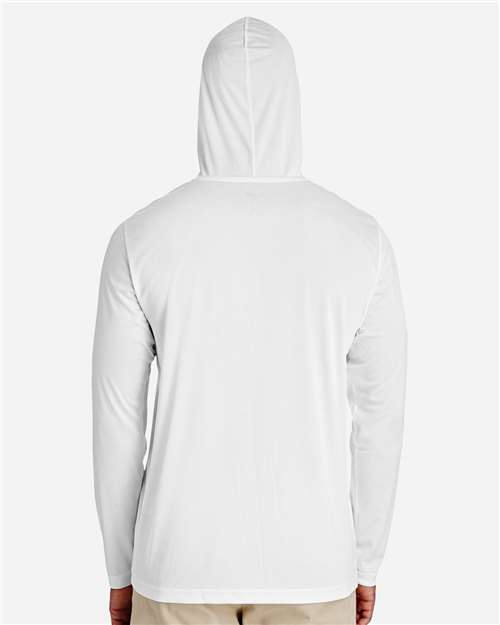 Men's Zone Performance Hooded T-Shirt - White Back