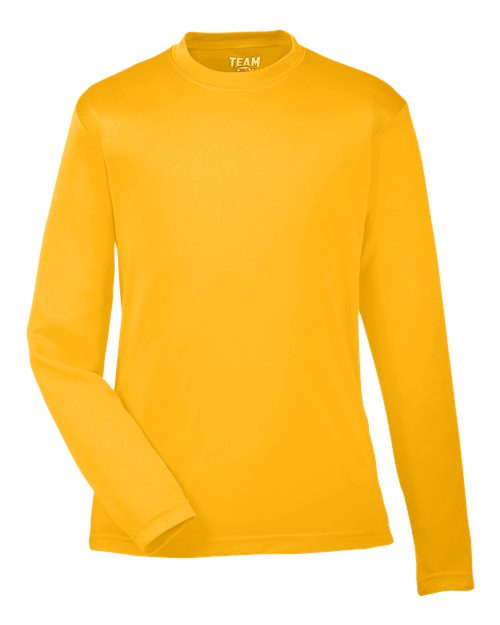 Youth Zone Performance Long Sleeve T-Shirt - Sport Athletic Gold Front