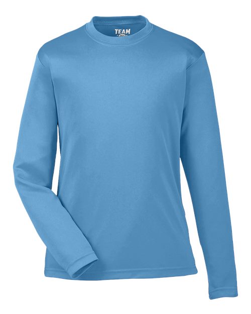 Youth Zone Performance Long Sleeve T-Shirt - Sport Light Blue Front