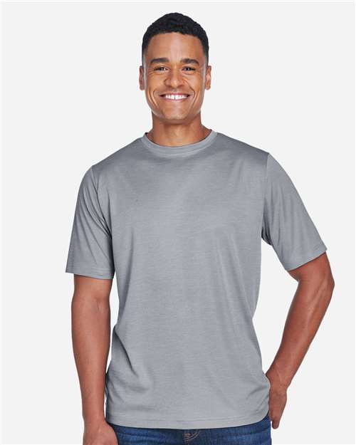 Team 365 Men's Sonic Heather Performance T-Shirt - Model Front