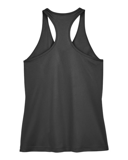 Women's Zone Performance Racerback Tank - Black Back