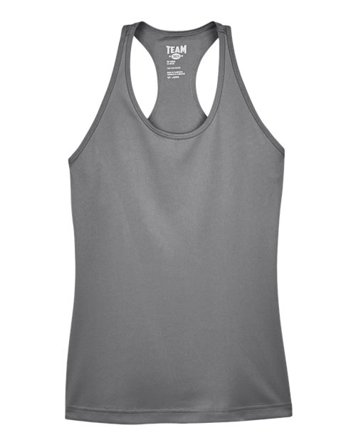 Women's Zone Performance Racerback Tank - Sport Graphite Front