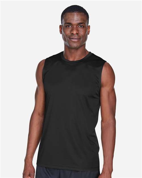 Team 365 Men's Zone Performance Muscle T-Shirt - Model Front