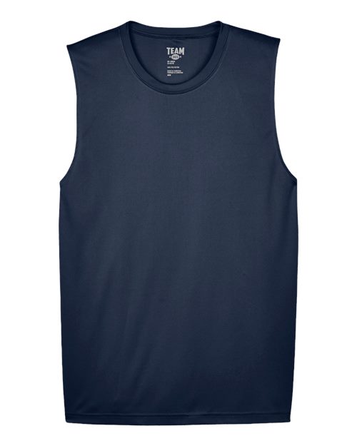 Men's Zone Performance Muscle T-Shirt - Sport Dark Navy Front
