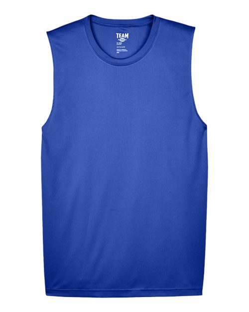 Men's Zone Performance Muscle T-Shirt - Sport Royal Front