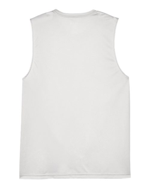 Men's Zone Performance Muscle T-Shirt - Sport Silver Back