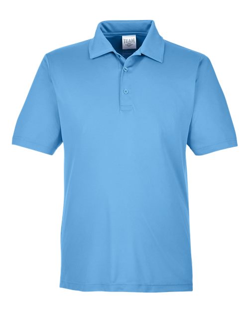 Men's Zone Performance Polo - Sport Light Blue Front