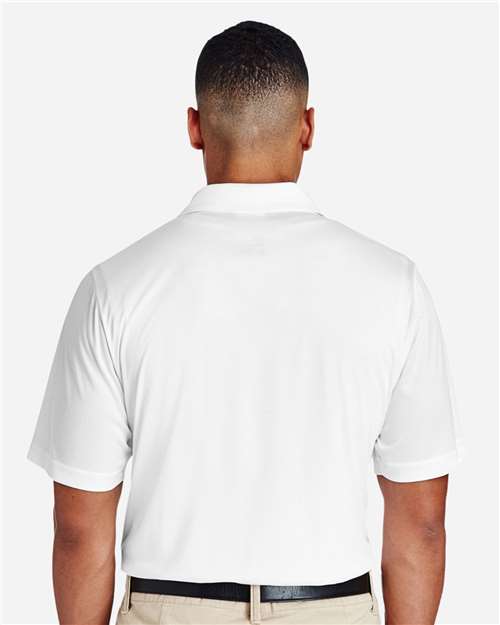 Men's Zone Performance Polo - White Back
