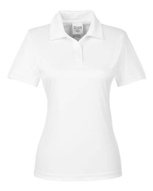 Women's Zone Performance Polo - White Front