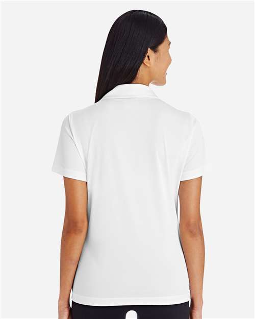 Women's Zone Performance Polo - White Back