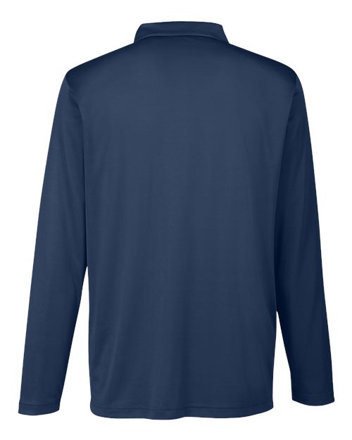 Men's Zone Performance Long Sleeve Polo - Sport Dark Navy Back