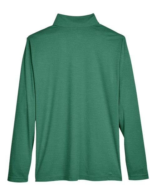 Men's Zone Sonic Heather Performance Quarter-Zip Pullover - Sport Forest Heather Back