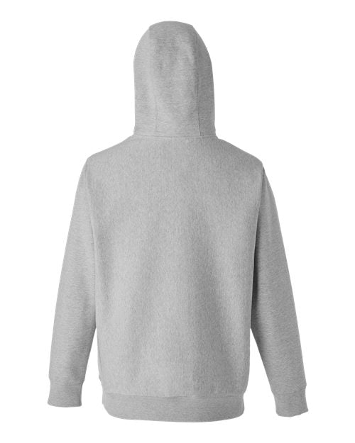 Unisex Zone HydroSport™ Heavyweight Quarter-Zip Hooded Sweatshirt - Athletic Heather Back