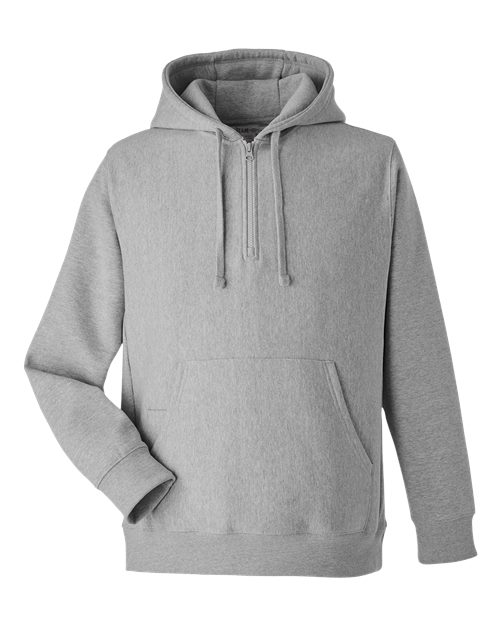 Unisex Zone HydroSport™ Heavyweight Quarter-Zip Hooded Sweatshirt - Athletic Heather Front