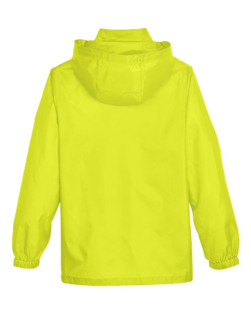 Youth Zone Protect Lightweight Jacket - Safety Yellow Back
