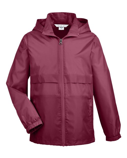 Youth Zone Protect Lightweight Jacket - Sport Maroon Front