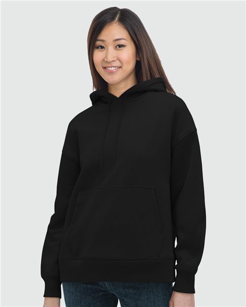 Women's USA-Made Hooded Sweatshirt - Caramel Brown Front