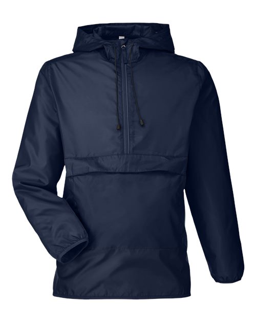 Unisex Zone Protect Packable Anorak Jacket - Sport Dark Navy Front