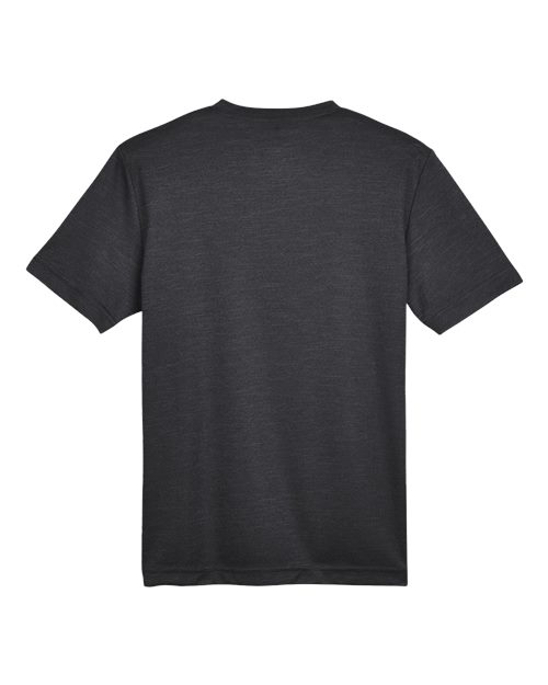 Youth Sonic Heather Performance T-Shirt - Black Heather Back