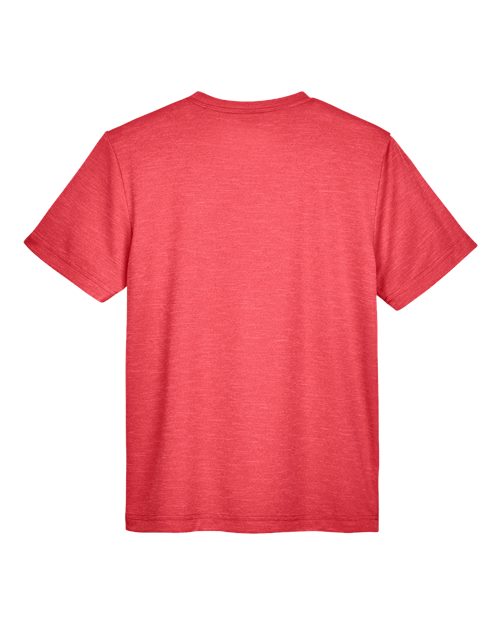 Youth Sonic Heather Performance T-Shirt - Sport Red Heather Back