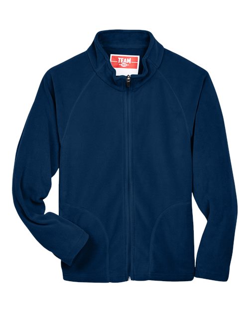 Youth Campus Microfleece Jacket - Sport Dark Navy Front