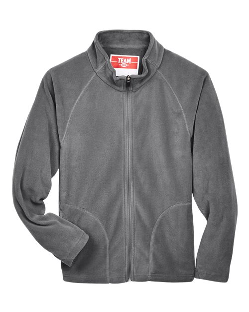 Youth Campus Microfleece Jacket - Sport Graphite Front