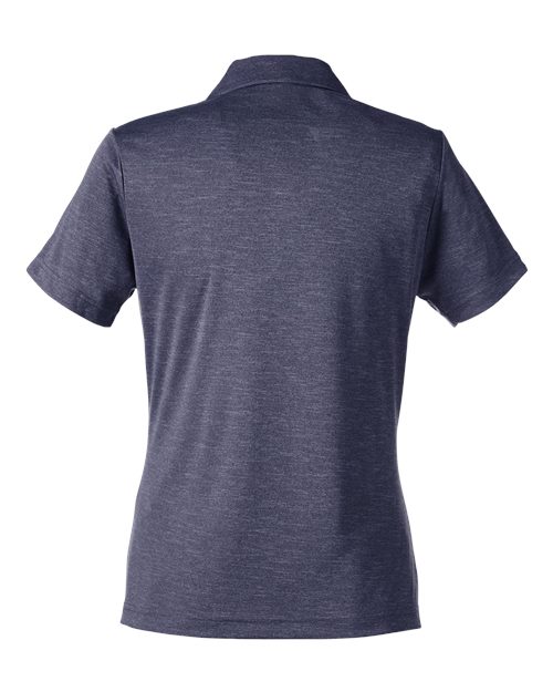 Women's Zone Sonic Heather Performance Polo - Sport Dark Navy Heather Back