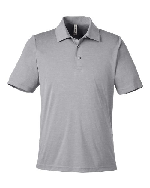 Men's Zone Sonic Heather Performance Polo - Athletic Heather Front