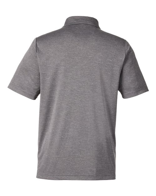 Men's Zone Sonic Heather Performance Polo - Dark Grey Heather Back