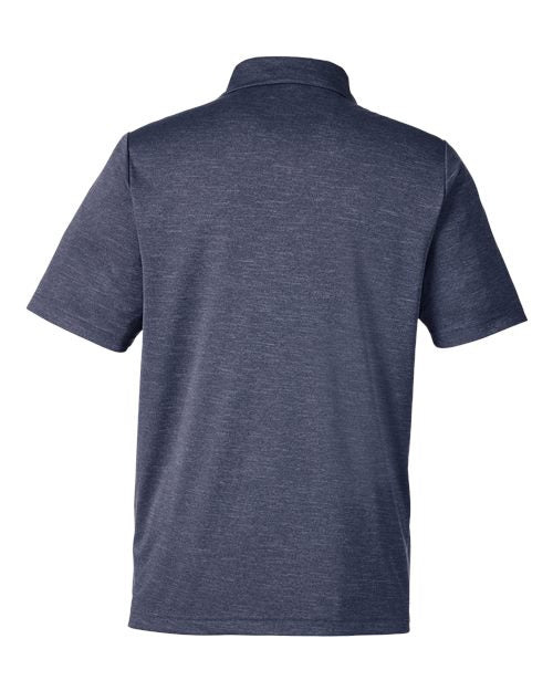 Men's Zone Sonic Heather Performance Polo - Sport Dark Navy Heather Back