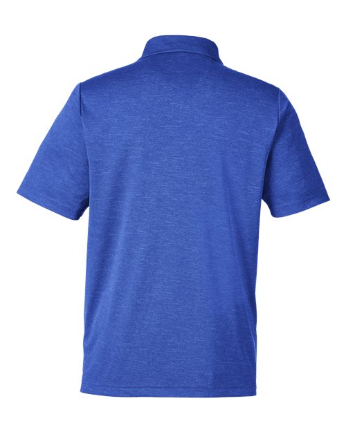 Men's Zone Sonic Heather Performance Polo - Sport Royal Heather Back