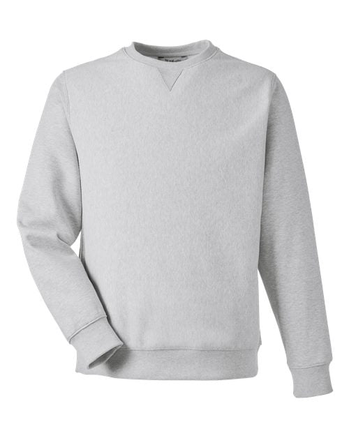 Team 365 Unisex Zone HydroSport™ Heavyweight Crewneck Sweatshirt - Athletic Heather Front