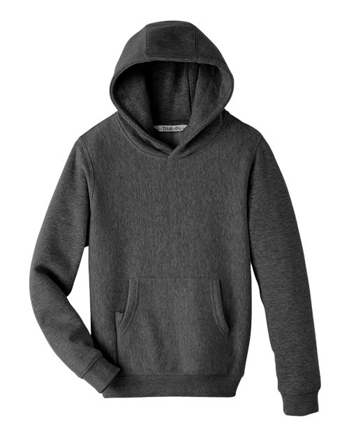 Youth Zone HydroSport™ Heavyweight Hooded Sweatshirt - Dark Grey Heather Front
