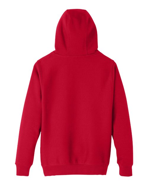 Youth Zone HydroSport™ Heavyweight Hooded Sweatshirt - Sport Red Back