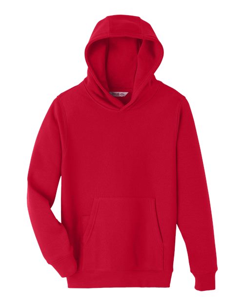 Youth Zone HydroSport™ Heavyweight Hooded Sweatshirt - Sport Red Front