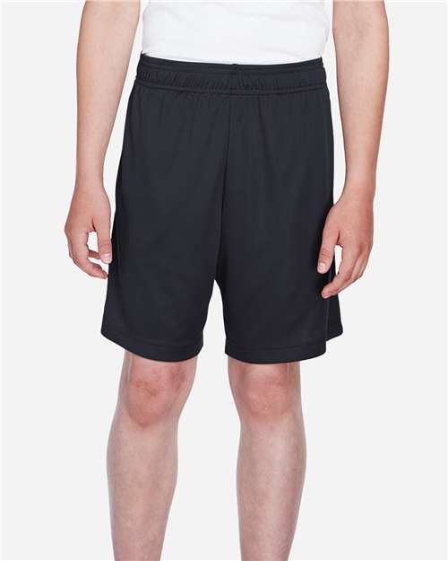 Team 365 Youth Zone Performance Shorts - Model Front