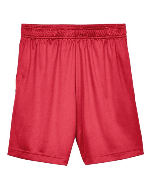 Youth Zone Performance Shorts - Sport Red Front